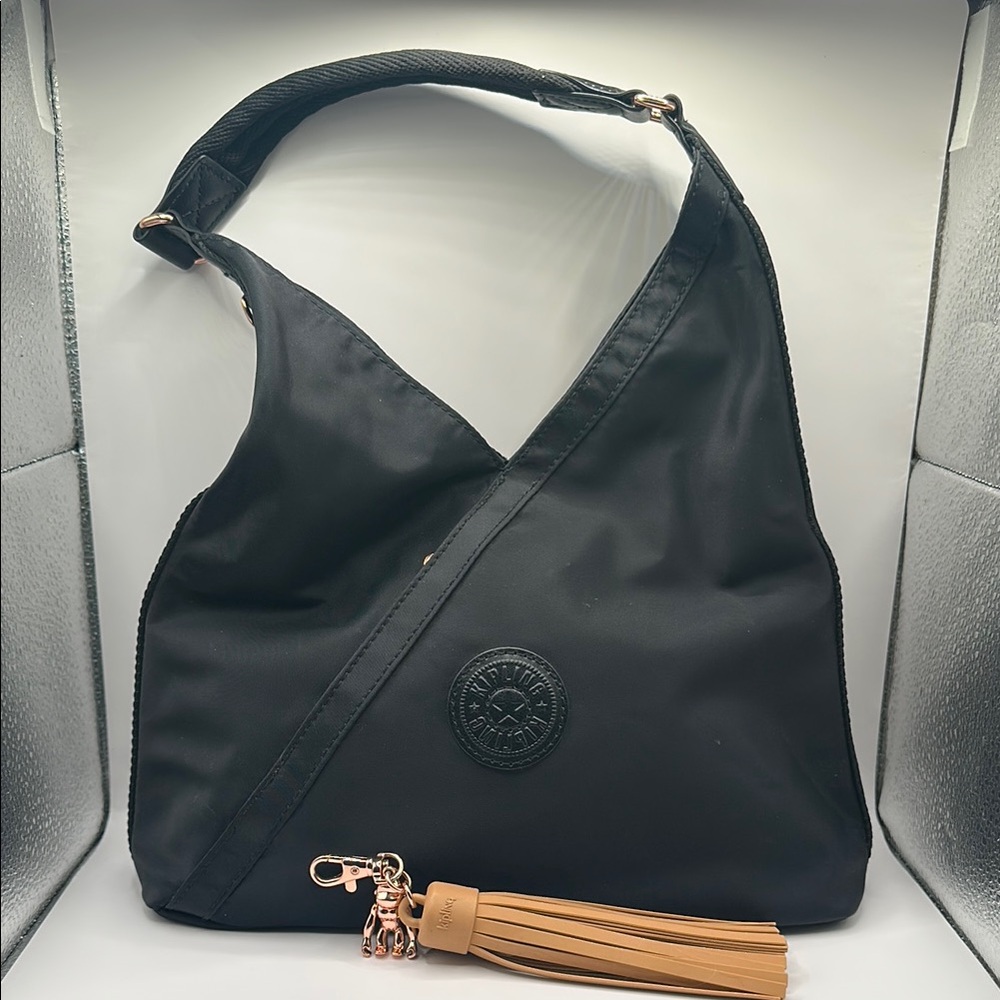 Kipling Olina Black Women's Bag with Tassel